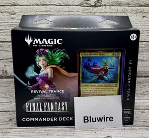 MTG Magic The Gathering Final Fantasy X Commander Deck - Revival Trance, IN HAND - Picture 1 of 4