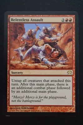 Magic The Gathering MTG RELENTLESS ASSAULT Planechase LP Lightly Played - Image 1 of 2