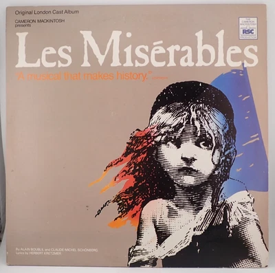 LES MISERABLES Original London Cast Cam MaCkintosh 1985 2-LP SET ,N-MINT LP-353 - Image 1 of 4