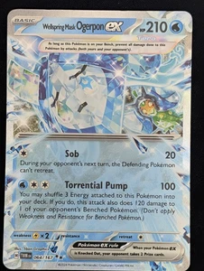 Wellspring Mask Ogerpon ex - (064/167) SV06: Twilight Masquerade Pokemon NM - Picture 1 of 2