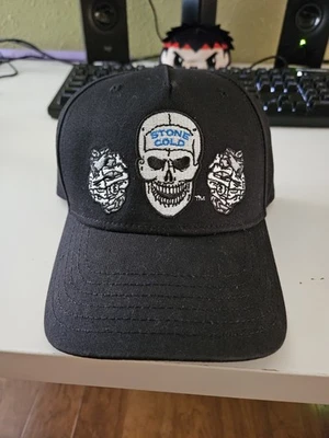 Gorra Stone Cold Steve Austin WWF WWE Cerveza Snapback Negra RARA Foto 1 de 4