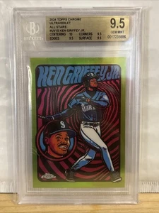 2024 Topps Chrome Ken Griffey Jr Ultraviolet All-Stars UV-15 BGS 9.5 Beckett - Bild 1 von 2