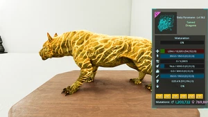 🔥ARK Survival Ascended OFFICIAL PVE - PYROMANE TOP STATS SOLID 1 PAIR ADULT - Picture 1 of 6