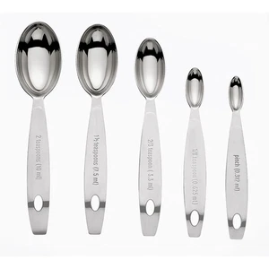 Cuisipro Stainless Steel Odd Size Measuring Spoons, 5 Piece Set - Picture 1 of 4