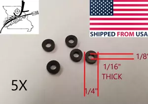 5x #006 Square O-Rings 1/8" ID X 1/4" OD X 1/16" Thick CS Buna-N Oring Nitrile - Picture 1 of 8