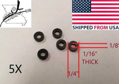 JLMISSOURI 5x #006 Square O-Rings 1/8" ID X 1/4" OD X 1/16" Thick CS Buna-N Oring Nitrile