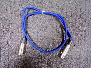 Hi-Flex 3' Balanced XLR Cable - Blue M-F (TS) - Picture 1 of 5