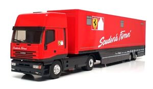 Eligor 1/43 Scale 111335 - Iveco F1 Transporter Truck Ferrari - Red