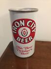 Iron City Beer Can. Mountaineers. straight Steel. 12 oz