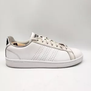 ADIDAS Cloudfoam Advantage AW4323 White/Cream Sneakers (Men's US Size 9.5) - Picture 1 of 8