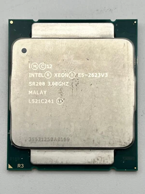 Intel Xeon E5-2623V3 3.00 GHz Quad-Core CPU Processor SR208 LGA2011-3 Socket - Image 1 of 2