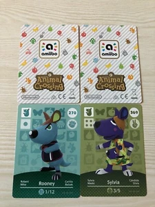 animal crossing new horizons amiibo Karte Sylvia 369 Rooney 270two Mystery Shinys - Bild 1 von 1