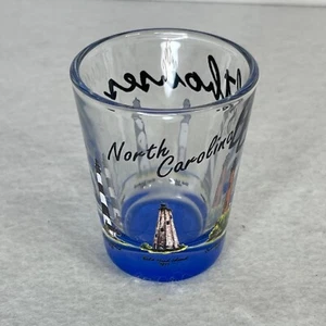Leuchttürme der äußeren Banken North Carolina Souvenir Schnapsglas 2 oz - Bild 1 von 7