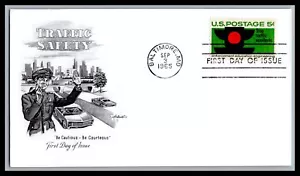 US FDC # 1272 5c Traffic Safety Artmaster 1965, 9h238 - Picture 1 of 1