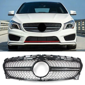 Front Grille grill Fit Mercedes-Benz R117 W117 CLA250 2015-2019 2018 Black - Picture 1 of 11