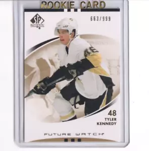 2007-08 SP Authentic Future Watch 186 Tyler Kennedy /999 Penguins - Picture 1 of 2