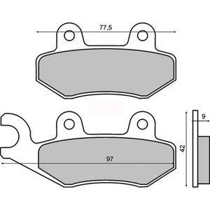 Pads Front Royal Enfield Bulletclassic Chrome 500 2009 RMS 225100580 - Picture 1 of 1
