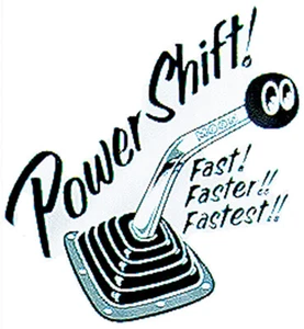 Moon “Power Shift! Fast! Faster!! Fastest!!” Decal Adhesive on Back - Foto 1 di 1