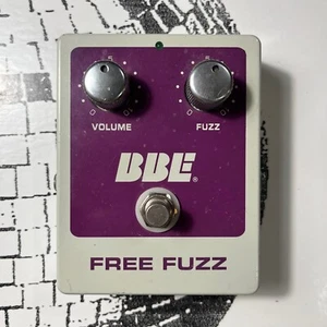 BBE Free Fuzz Overdrive Distortion Guitar Effect Pedal Purple Vintage Sound - Picture 1 of 7