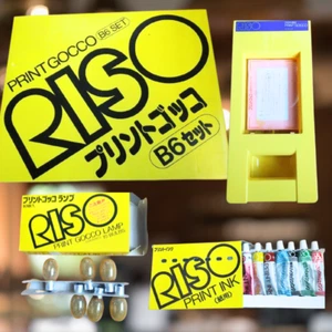 RISO Print Gocco B6 Vintage Japan DIY Screen Printing Kit for Card Crafts Manual - Picture 1 of 6