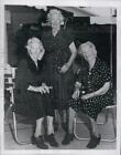 1951 Press Photo Annie McDonal Nellie Daniels Nora Murphy Oldest Living Triplets