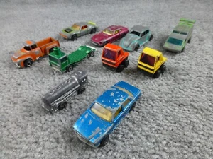 Lot of 10 Lesney Midgetoys Mercedes Train VW Truck Cab Van Dodge Die Cast - Picture 1 of 9