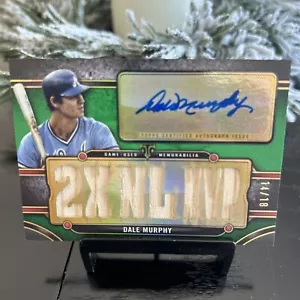 Dale Murphy Patch Auto /18 Topps Triple Thread - Picture 1 of 2