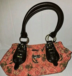 Maggi B cloth Floral & Paisley Design Double Handle Small Handbag - Picture 1 of 10