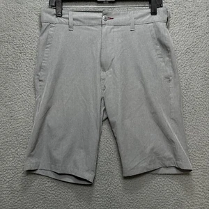 Burnside Chino Shorts Mens 30 Heather Gray Stretch Pockets Sport Stretch Outdoor - Picture 1 of 6