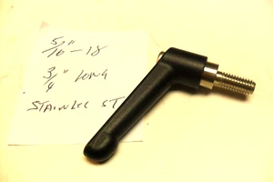 5/16-18" x 3/4" Adjustable Handles,Clamping Levers Stainless Thread, All Steel - Picture 1 of 4