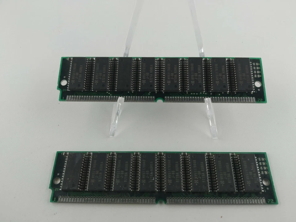 Pack de 2 módulos de RAM SIMM EDO 72 contactos 16MB 60nS - Imagen 1 de 1