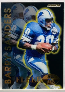 VTG 1994 Fleer All-Pros Detroit Lions Football Card #11 Barry Sanders Z2 - Picture 1 of 1
