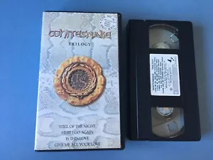 WHITESNAKE - TRILOGY - VHS VIDEO VINTAGE - Imagen 1 de 3