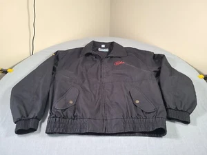 Vintage Chad Little John Deere MOTORSPORTS Jacket Mens XL NASCAR Racing 80s 90s - Picture 1 of 19