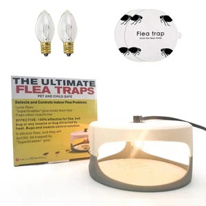 Electric Sticky Flea Cockroach Killer Trap Lamp Pest Catcher Trap Lamp Household - Picture 1 of 15