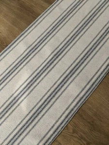 Blue Multi Stripe Feedsack Table Runners - Picture 1 of 1