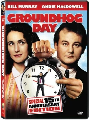 Groundhog Day (DVD 1993) Bill Murray [PG] Classic Comedy Romance Movie  - Image 1 of 4
