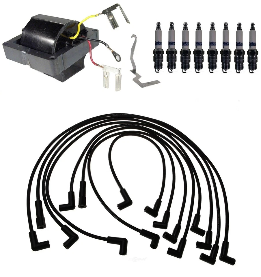 Kit de cables de encendido 1 bobina 8 bujías ACDelco para Chevrolet K30 5,7 L V8 1986 Foto 1 de 1