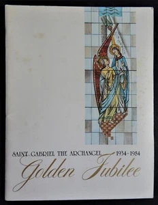 St Louis MO St Gabriel the Archangel Golden Jubilee history Catholic Church book - Foto 1 di 7