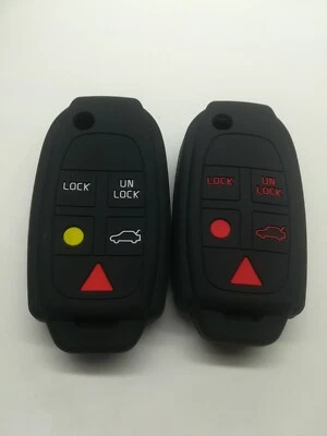 2*Cubierta de llave para 2004 2005 2006 2007 2008 2009 2015 Volvo XC90 XC70 V70 S80 S60 Foto 1 de 4