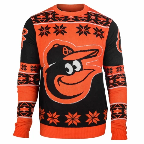 Baltimore Orioles MLB Big Logo Ugly Sweater Cover