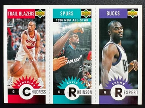 1996-97 Collector's Choice Mini David Robinson Childress Respert #M46 M73 M68 NM - Picture 1 of 2