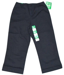 NWT Classroom Flat Front Pants Boys Size 14 Dark Navy Blue Stretch 51552 - Picture 1 of 16