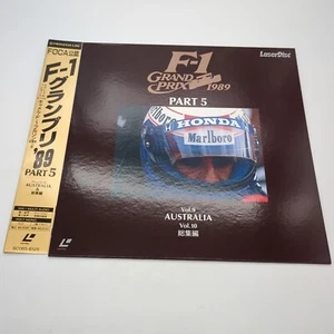 F-1 Grand Prix '89 Vol 5 Australia Laserdisc SC065-6125 Japan Import - Picture 1 of 4
