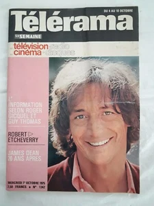 Tèlèrama n.1342 par 1975 Robert Etcheverry - Tèlèvision Radio Cinèma Disques - Picture 1 of 1