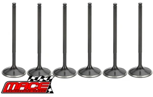 SET OF 6 MACE STAINLESS STEEL INTAKE VALVES FOR HOLDEN ECOTEC L36 L67 S/C 3.8 V6 - Bild 1 von 1