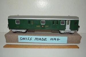 KOSTENLOSER VERSAND HAG Spur O Personenzug Schweizer Gepäck SBB Märklin kompatibel - Bild 1 von 22