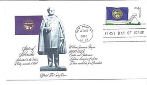 4305 banderas de nuestra nación: 4 Nebraska Fleetwood FDC - Imagen 1 de 1