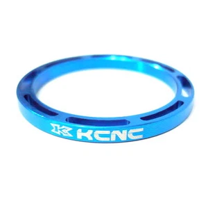 gobike88 KCNC Hollow Design Headset Spacer, 3mm, Blue, Made in Taiwan, 668 - Picture 1 of 1