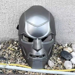 Victor Von Doom Doctor Doom Cosplay Resin Mask Sliver Helmet Halloween Prop Gift - Picture 1 of 7